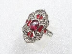 色石　指輪(15.5号)